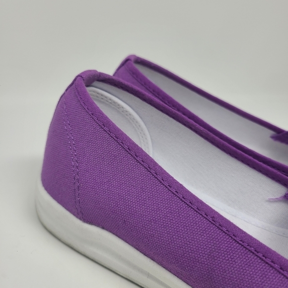 Comfort View | Women's Purple J. Dottie Slip-On Canvas Shoes (Size 9M) - Picture 9 of 12